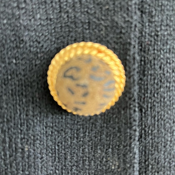 Buttons Vintage Sweater Dress Wool Blend Jennifer Robert’s 12 - Picture 7 of 8